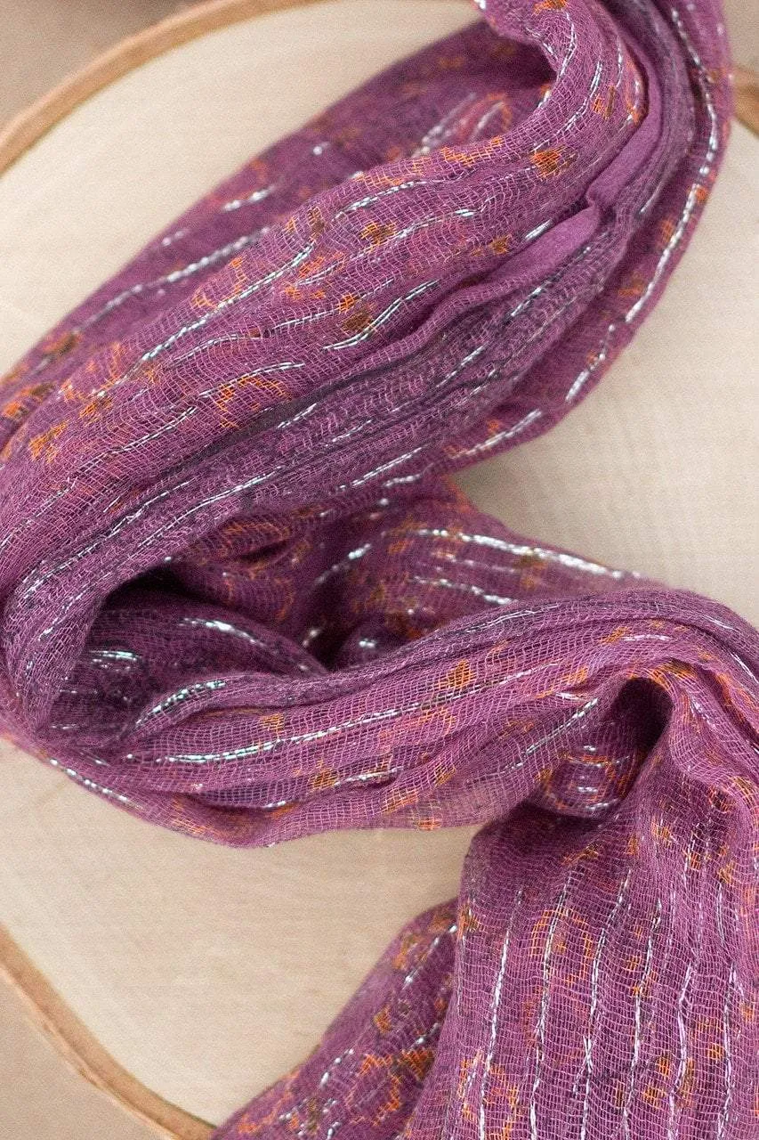 Amethyst Sparkle Scarf