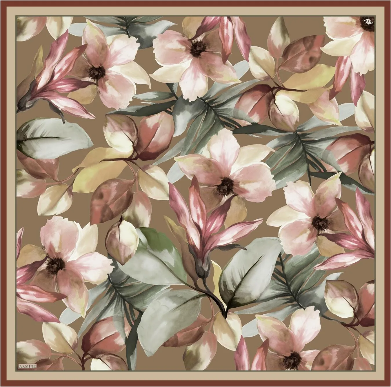 Armine Botanical Dream Silk Scarf #80