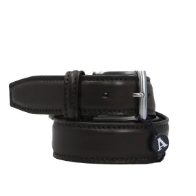 Chocolate Brown Soft Tumbled Leather Belt - Anderson's