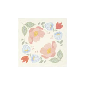 Floral Corner Napkins