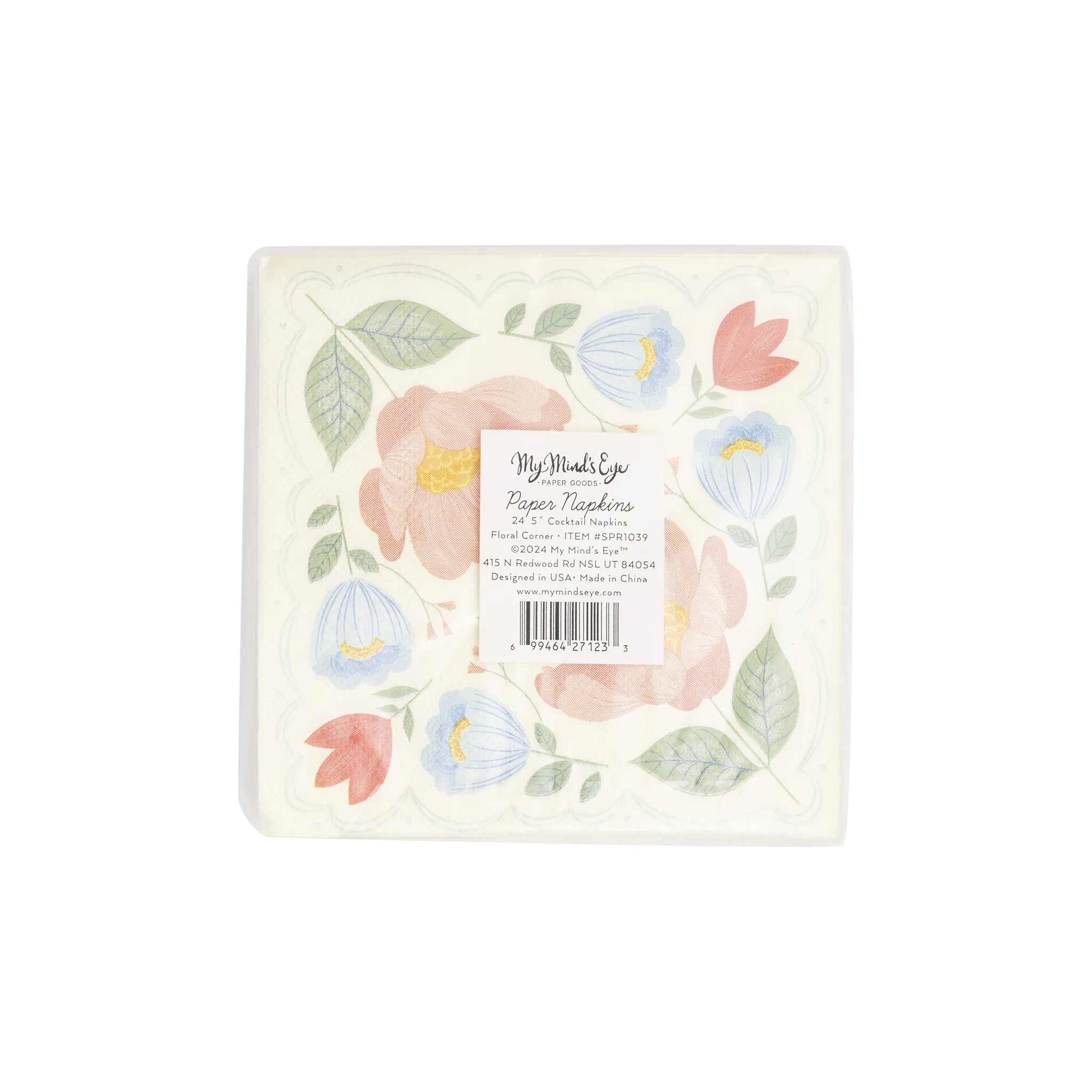 Floral Corner Napkins