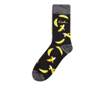 Fruit Socks Banana | Black