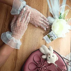 GownLink's  Classic Elegance Bridal gloves for Christian & Catholic Wedding G28