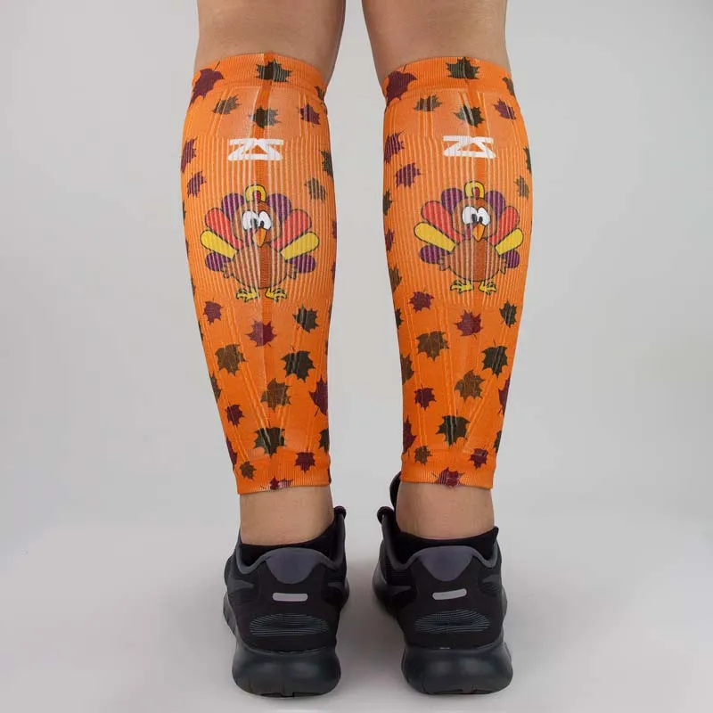 Leafy Turkey Compression Leg Sleeves