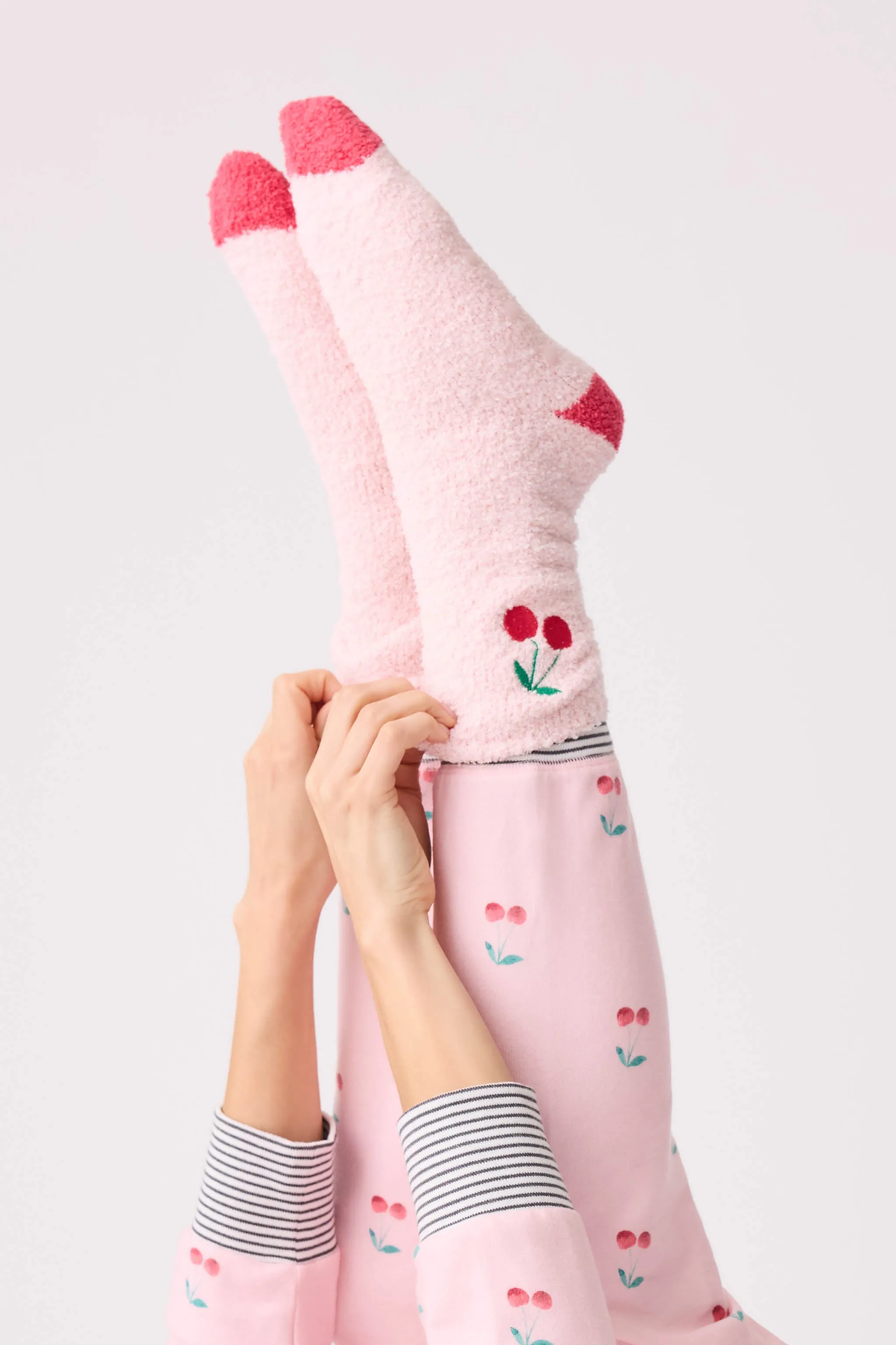 Life Is Sweet Cherry Fun Socks