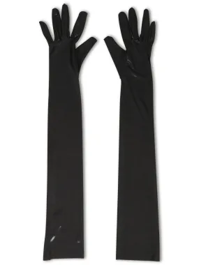 Long Black Gloves