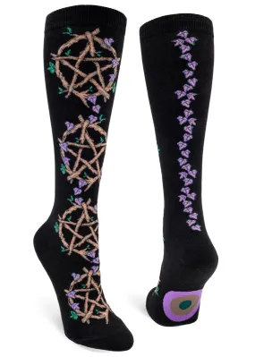 Pentacle Knee Socks