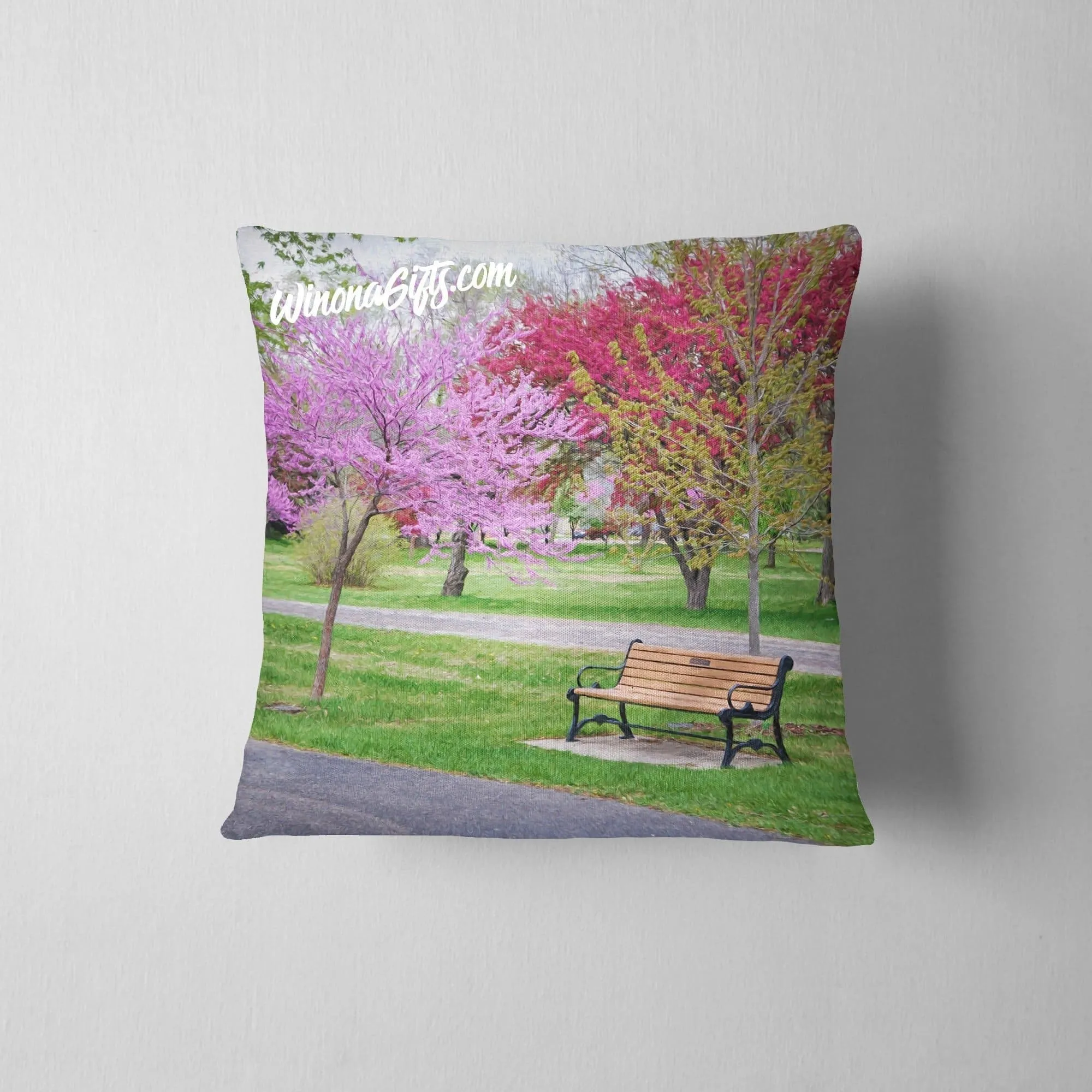 Pillow Redbud Tree With Bench Winona Minnesota