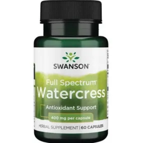 Swanson Full Spectrum Watercress, 400mg  - 60 caps