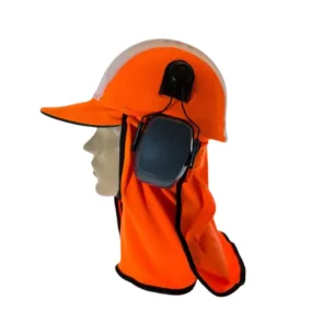 Vision Safe Gola Over Hat  - Fluro Orange